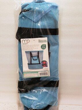 Blue Mesh Beach Bag Cooler Tote MP Originals Large Picnic Camp Travel Caddy NEW
